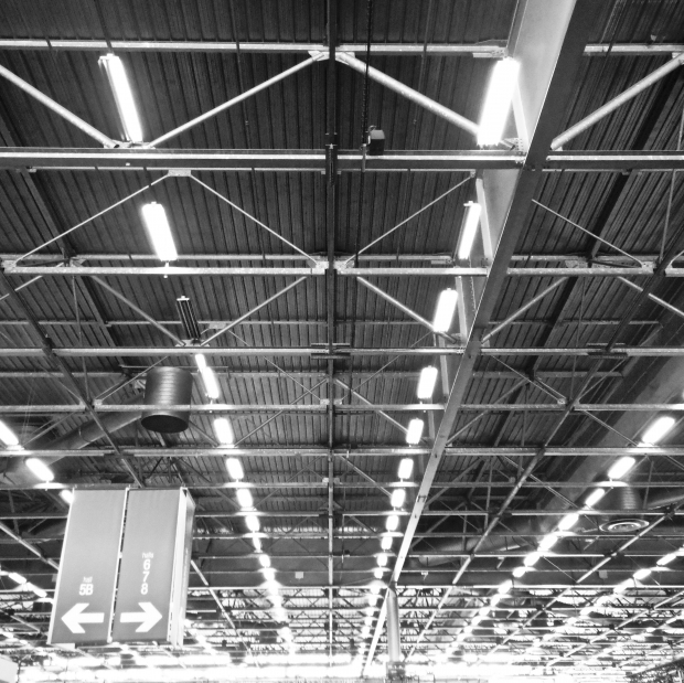 Warehouse in Black and White